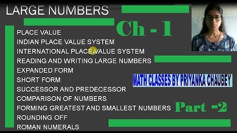 class - 4 math ch-1 part  2 Large  numbers  #MathclassesbyPriyankaChaubey# large number