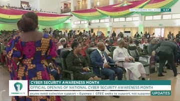 LIVE: Official Opening of National Cyber Security Awareness Month | Building a Safe Digital Space