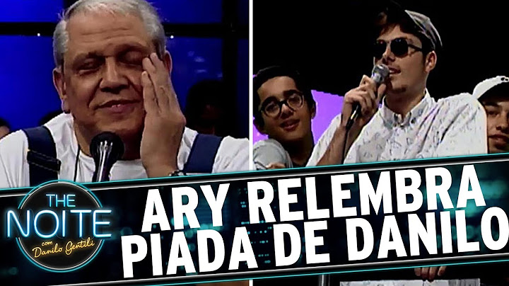 The Noite (20/10/16) - Ary Toledo relembra piada de Danilo no Programa Livre
