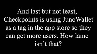 Why JunoWallet owns checkpoints!
