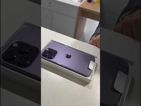 РАСПАКОВКА IPHONE 14 PRO MAX В ЦВЕТЕ DEEP PURPLE НА 256GB