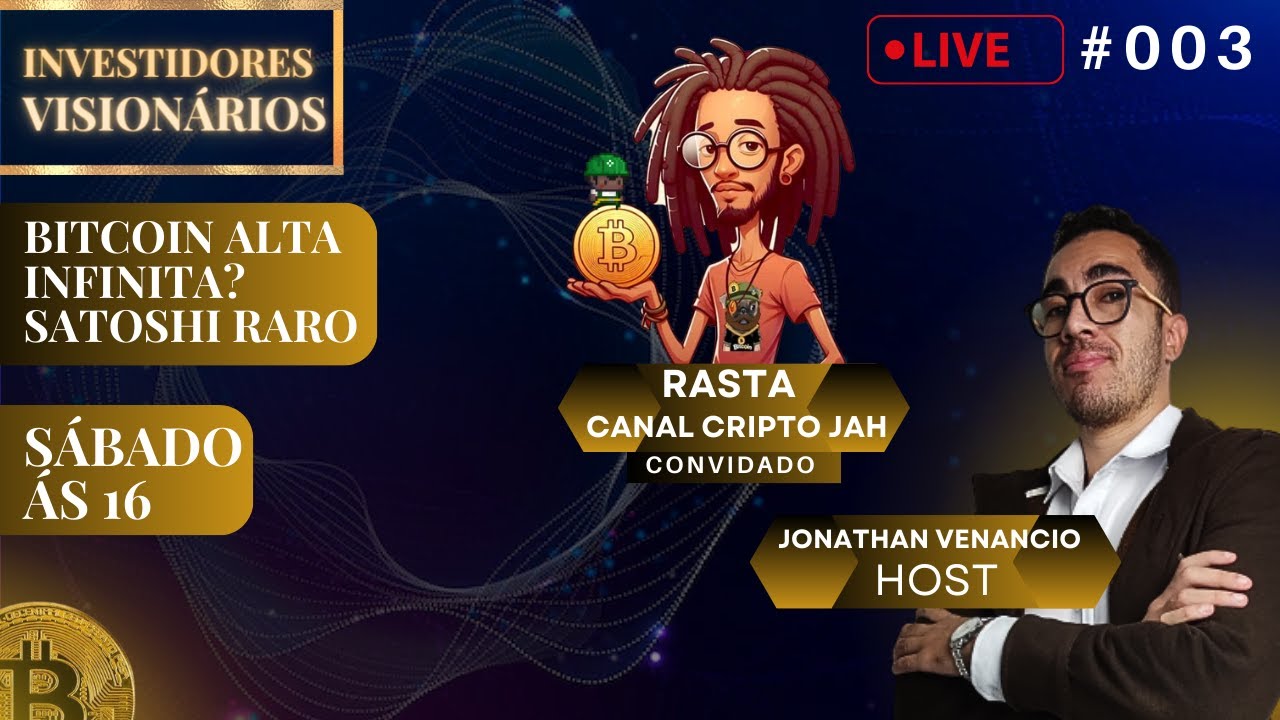 ALTA INFINITA PARA O BITCOIN? SATOSHIS RAROS - FEAT: RASTA | JONATHAN ...