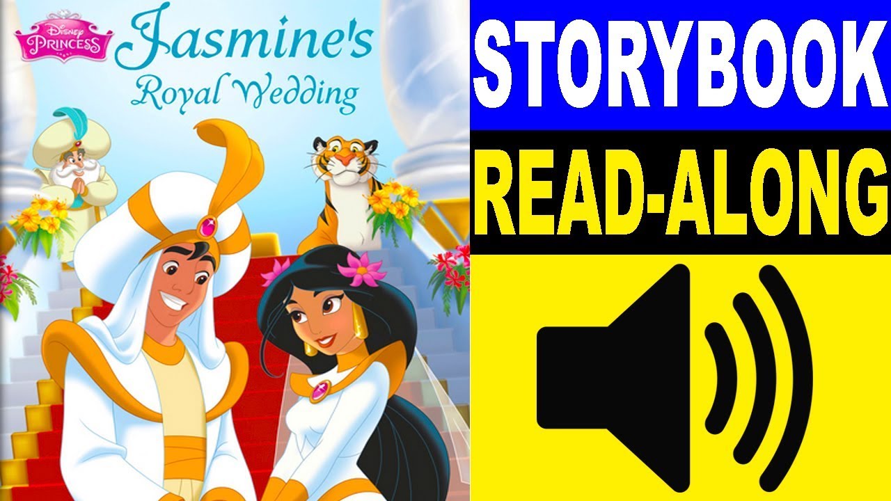 Aladdin Read Along Storybook, Read Aloud Story Books, Aladdin - Jamine's Royal Wedding