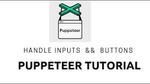 Puppeteer tutorial 5 How to handle Input fields and button in puppeteer