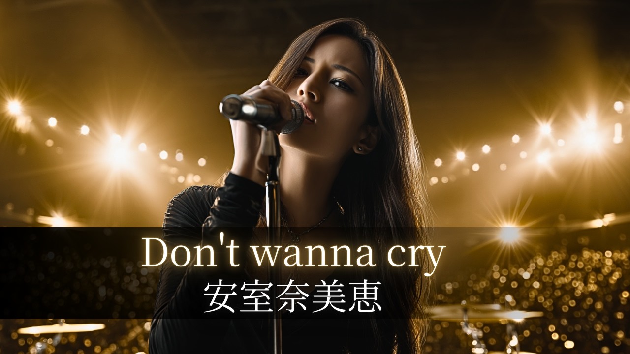 AI cover】Don't wanna cry/安室奈美恵｜ハードロック・アレンジ - YouTube