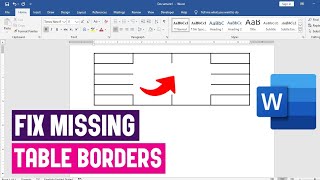 Celebrity How to Fix Missing Table Borders in Microsoft Word (Full Solution) Wealth