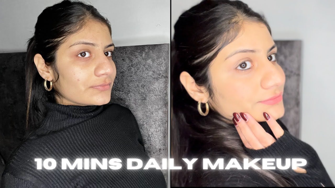 Daily makeup routine ☁️ - YouTube