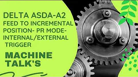 FEED TO POSITIONAL ASDA A2 - PR MODE - INTERNAL/ EXTERNAL TRIGGER  #MACHINE #TALKS