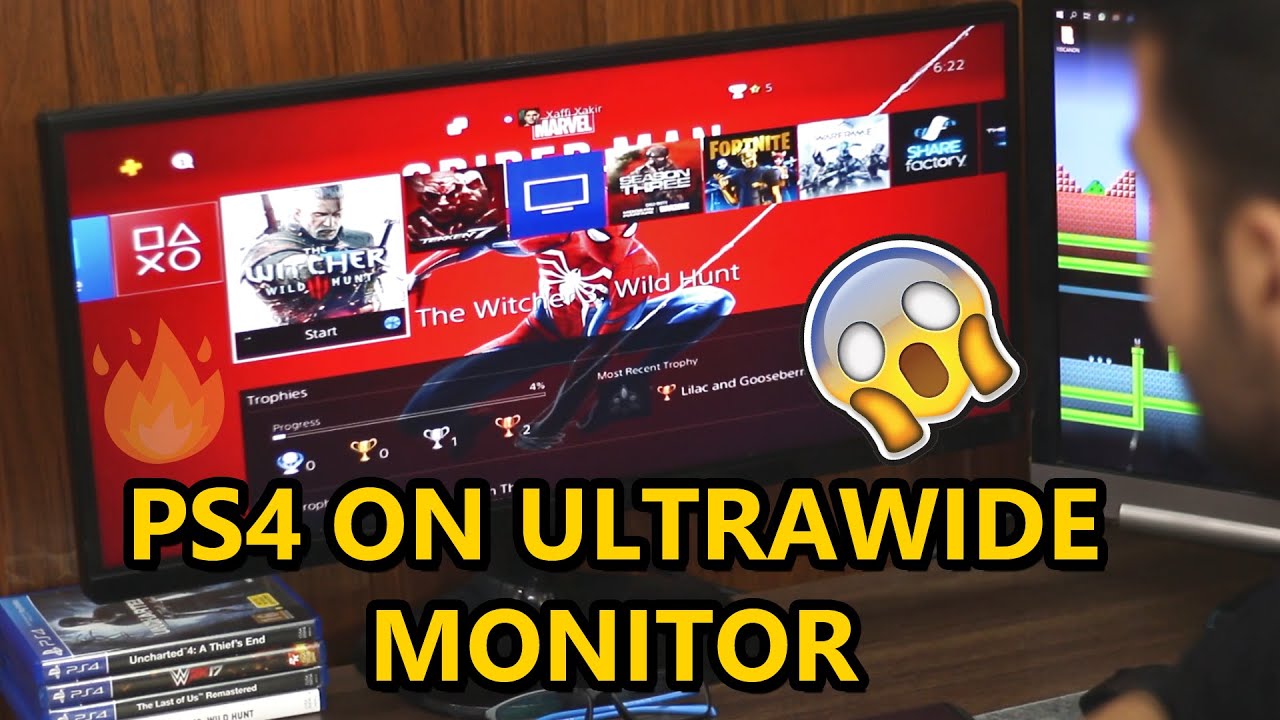 Krympe jogger kemikalier Console Gaming on a LG Ultra-Wide Monitor? PS4 on an Ultrawide Monitor! -  YouTube