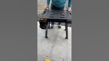 Toughbuilt quick set workbench! #electrician #sparky #electricianlife #toughbuilt #workbench #tools