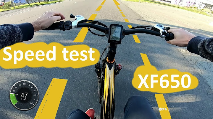 Je roule a 45km/h avec mon vélo électrique sans pédaler ! (Cyrusher XF650)