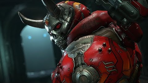 DOOM Eternal "Skullface Slayer" Full Cutscene Showcase  (Ancient Gods Part 2 Ultra Nightmare reward)