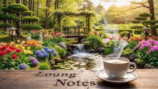 Relaxing Jazz Music &amp; Spring Coffee Shop Ambience 🌸 Perfect Background Music for Deep Study ☕
