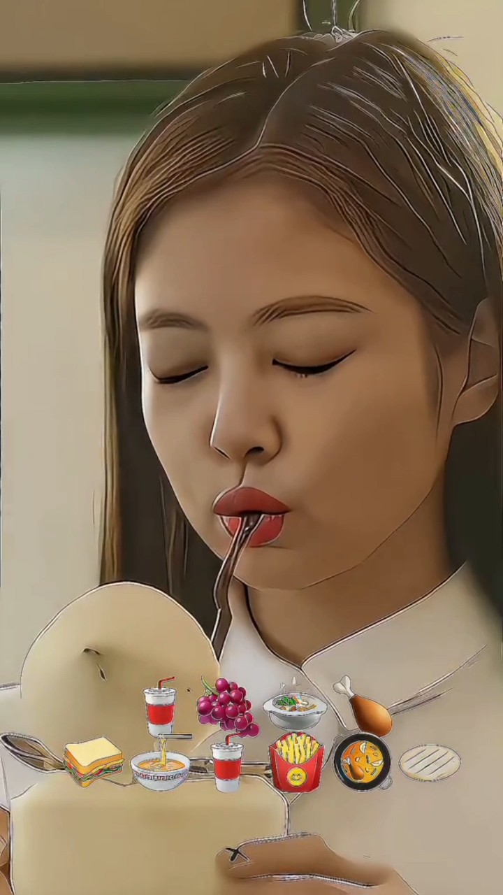 The Iconic JENNIE Mukbang ?? #jennie #lisa #jisoo #rosé #blackpink #shorts