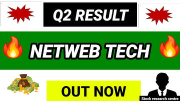 NETWEB TECHNOLOGIES Q2 Results 2026 | NETWEB TECHNOLOGIES Results Today