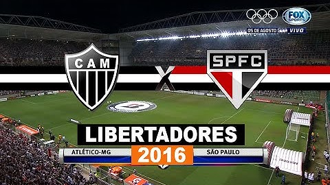 Jogo Completo - Atlético-MG 2 x 1 São Paulo - Copa Libertadores 2016 - 18/05/2016 - Futebol HD