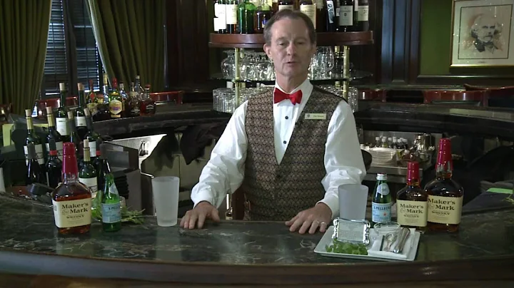 How to make a Mint Julep, Willard Intercontinental...