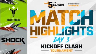 Houston @OutlawsOW vs @sanfranciscoshock  | Kickoff Clash Tournament Highlights | Day 3