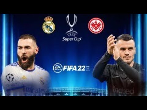 Real Madrid VS Frankfurt - UEFA Super Cup Final 2022 - FIFA 22 Gameplay PC