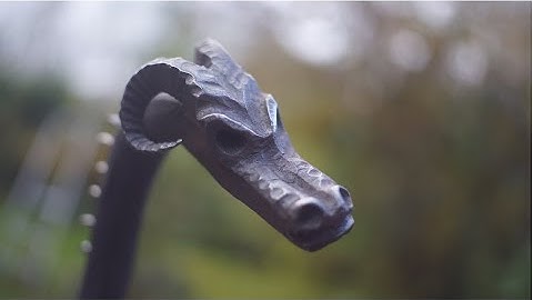 Forged dragon snake part 2 - Blacksmithing