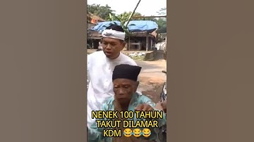 NENEK INI TAKUT DILAMAR KDM !! KDM : MOAL MAK MOAL DILAMAR #kdm #kangdedimulyadi #bapakaing
