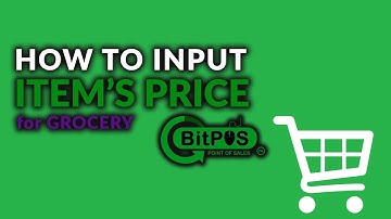 How to Input Sales Pricing  Retail and Wholesale for Grocery Store | BitPOS