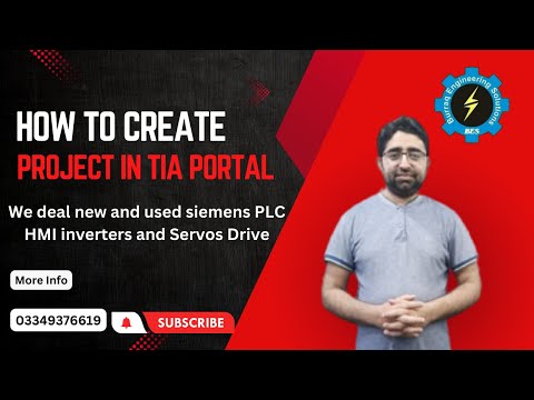 How to create Project in TIA PORTAL | tia portal tutorial  programmable logic controller | Burraq