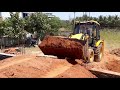 Jcb basement filling work