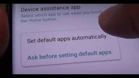 Samsung Galaxy S9 / S9+: Enable Set Default Apps Automatically