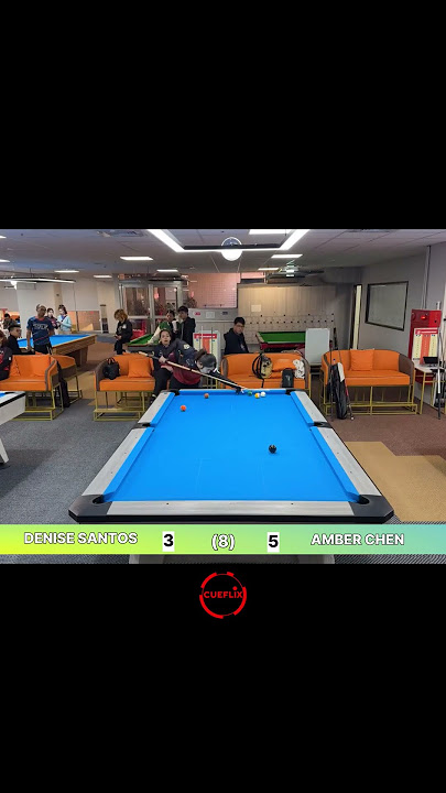 NICE KICKSHOT ON THE 5 BY AMBER CHEN #shorts #billiards #nineball #9ballpool #highlights