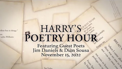 Harry's Poetry Hour: Jim Daniels & Dian Sousa