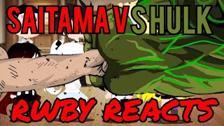 RWBY Reacts To Hulk vs Saitama Animation (Part 3) - Taming The Beast