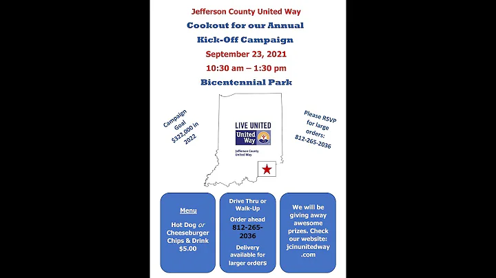 Jefferson County United Way Campaign Drive 2021-2022