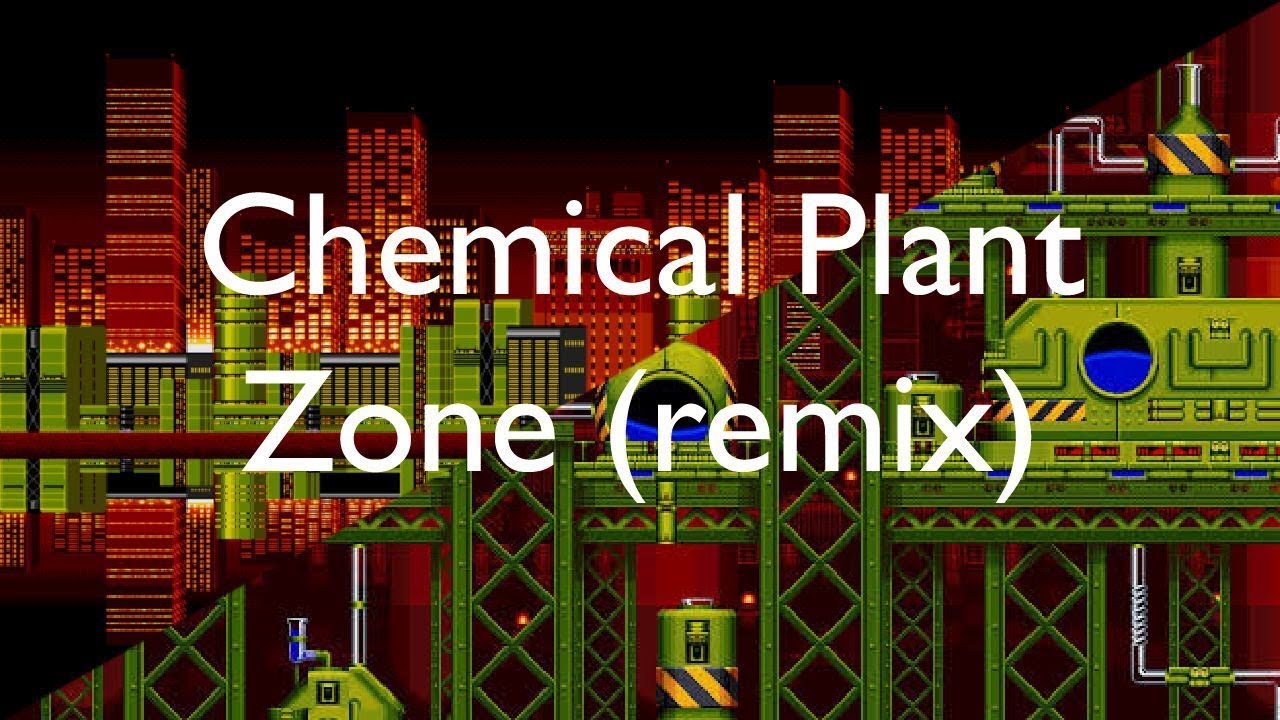 Chemical Plant Zone. Chemical Plant Zone Painting.