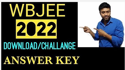 WBJEE 2022 Answer Key | WBJEE 2022 | Official Answer Key | WBJEE 2022 Result | View/Challange...