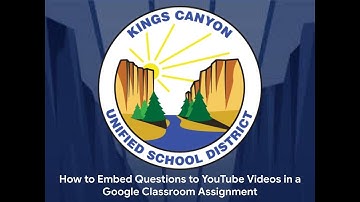 How to Embed Questions to YouTube Videos in a Google Classroom Assignment