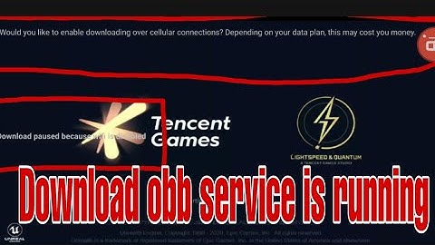 Download obb service is running : download paused because wifi is disabled: how to download pubg 1.0