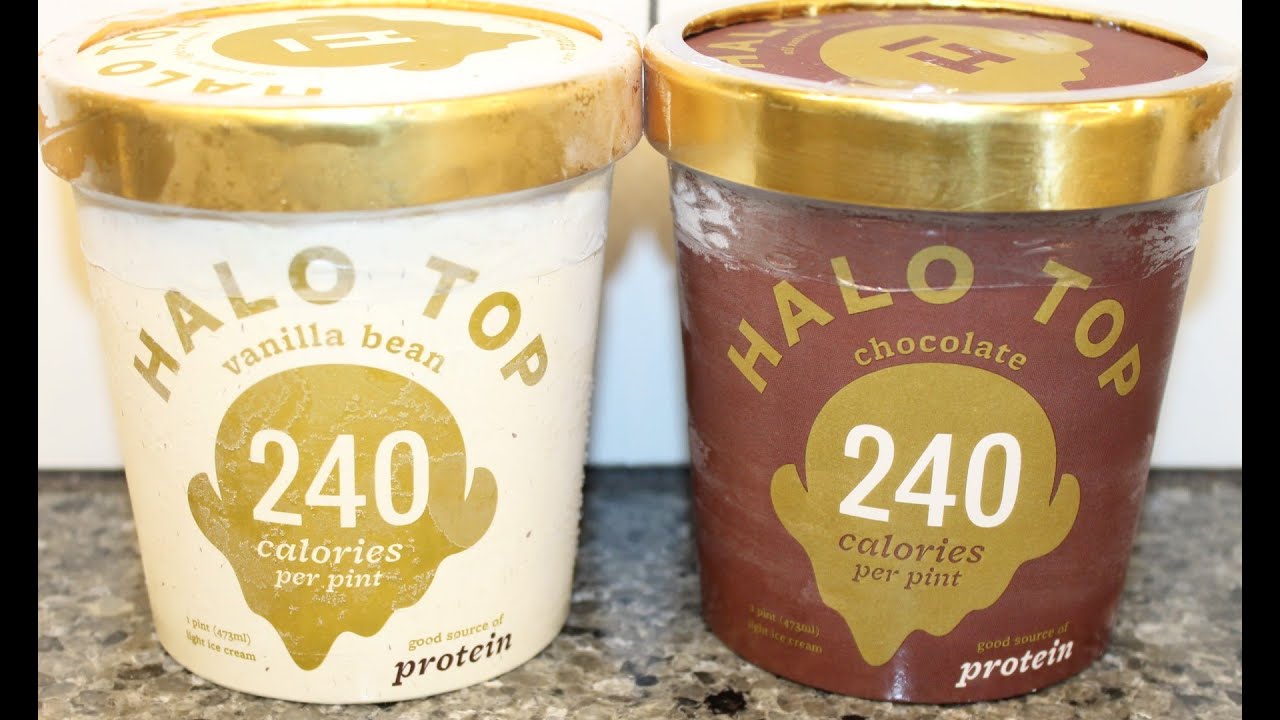 Halo Top: Vanilla Bean & Chocolate Ice Cream Review - YouTube