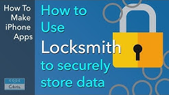 iOS Keychain Access with Locksmith Tutorial (Cocoapod Install)