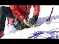 Sauvetage en crevasse par quipe de corde  2 personnes