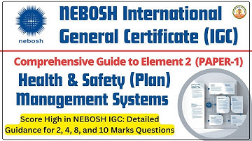 Nebosh IGC Element 2