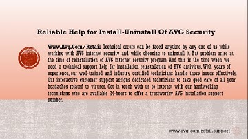 Welcome to www avg com retail support