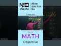 class-10th Math Objective Questions by deepak sir #neoshiksha #viral #shayari #instagram #famous