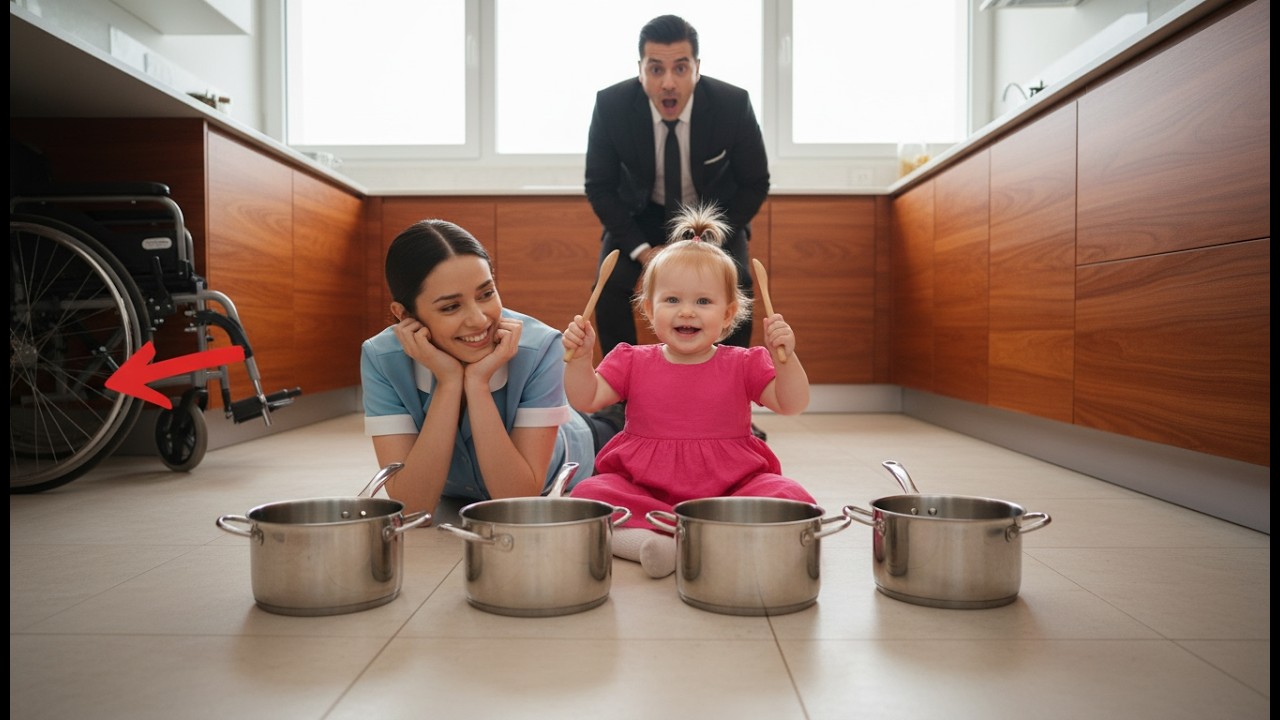 O bilionário escondeu câmeras para proteger sua filha paraplégica… até ver o que a nova babá fez