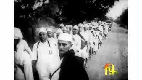 Dandi march to break the Salt Laws