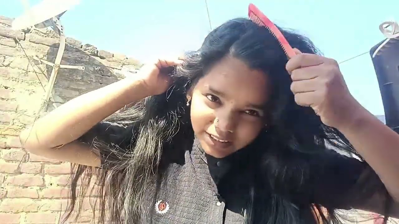  🧖💆📸🎀Wash Hair -Dry Hair -Combing Viedo 📸🧖💆🎀 ⚡✨