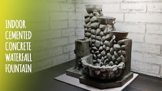 Amazing Indoor Cement Craft  Homemade Best DIY Waterfall Fountain | Cemented Life Hacks