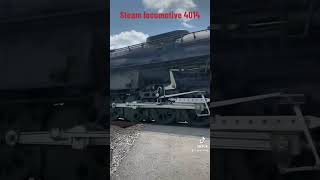 Big boy 4014 passing by. steamlocomotive