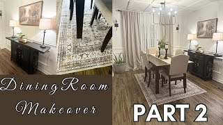 2024 Dining Room Makeover Part II|Decorate With Me