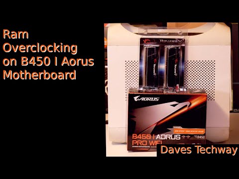 Как разогнать оперативную память на материнской плате Gigabyte B450 I aorus pro Wifi